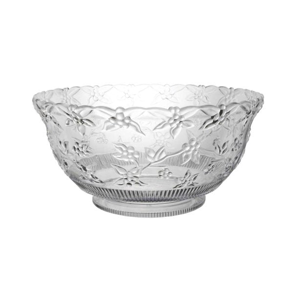 Decorative Punch Bowl Clear