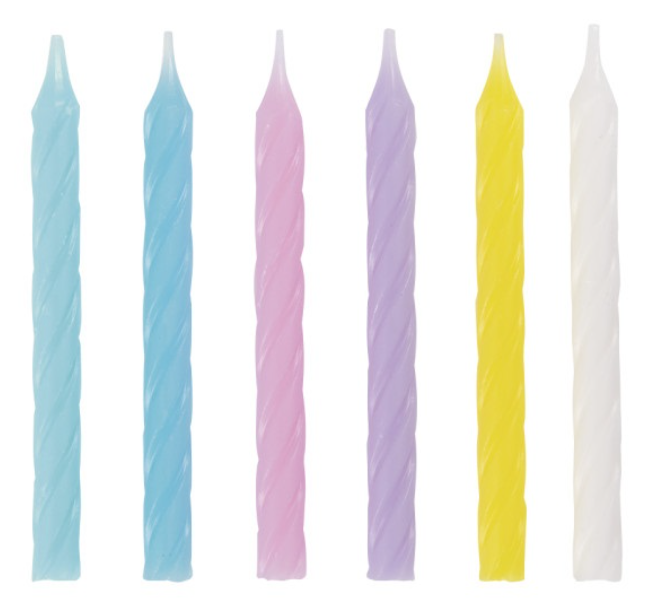Birthday Candles - Assorted Colors 24ct