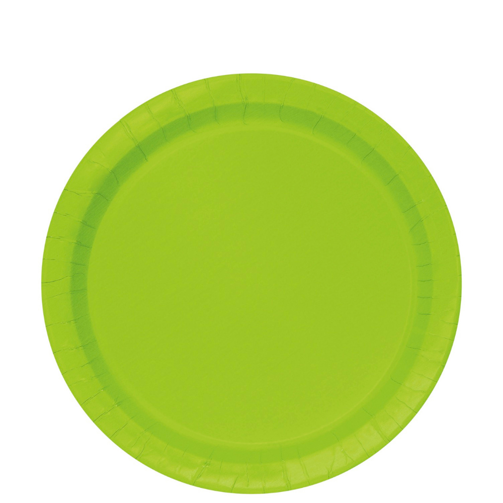 Kiwi Green 7in Paper Plates 50ct