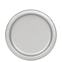 Silver 7in Paper Plates 20ct