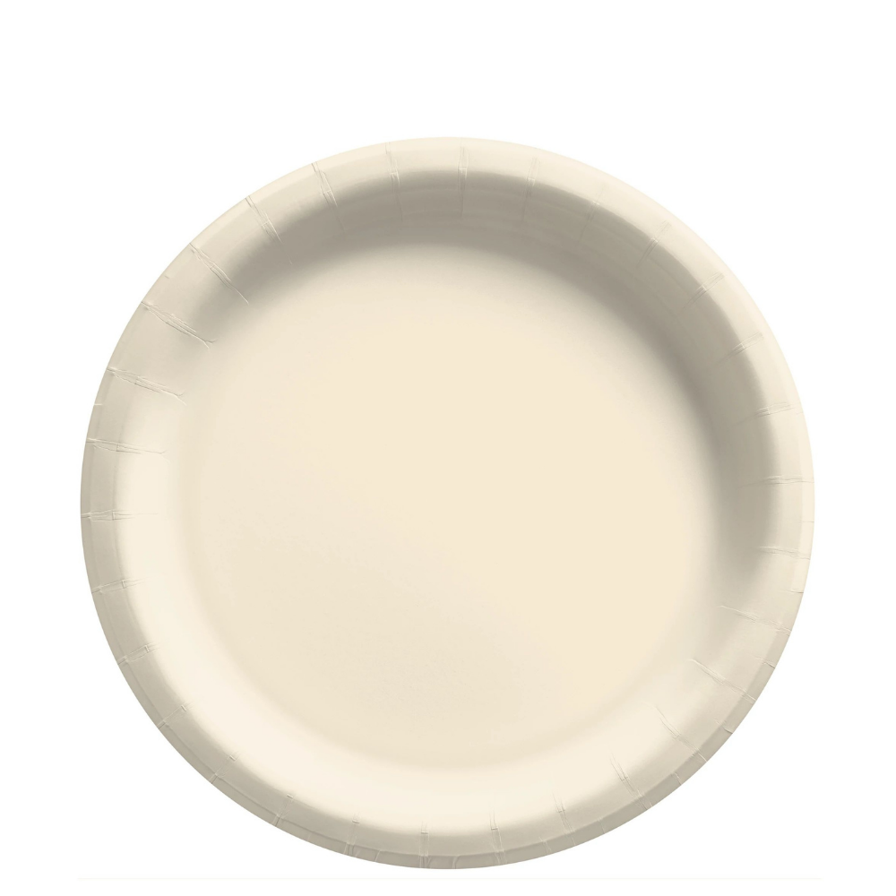 Vanilla Creme 7in Paper Plates 50ct