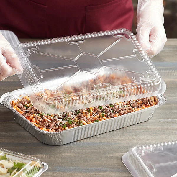 Clear 4 lb Plastic Dome Lid
