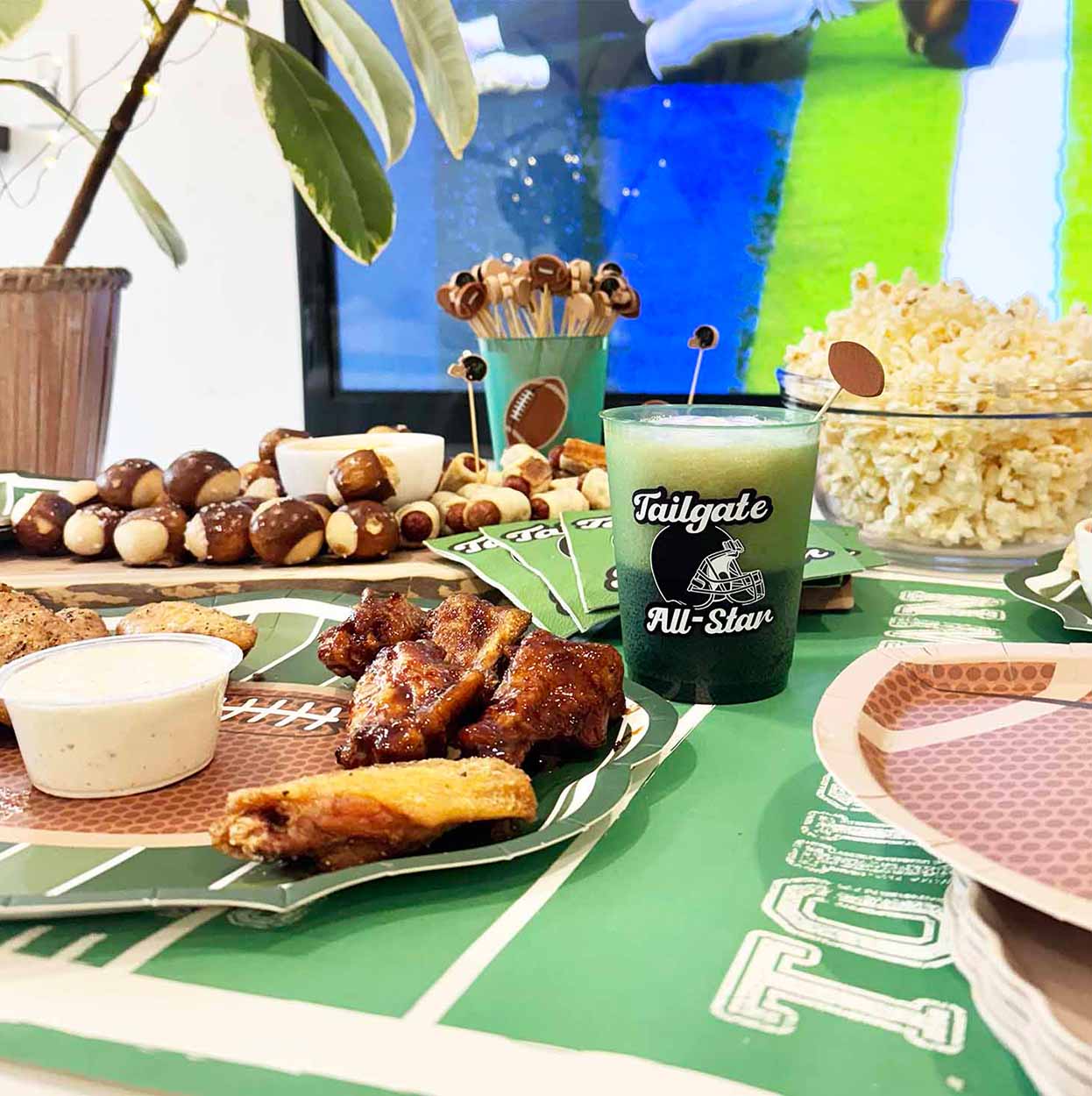 Tailgate Football Large Party Picks 30ct