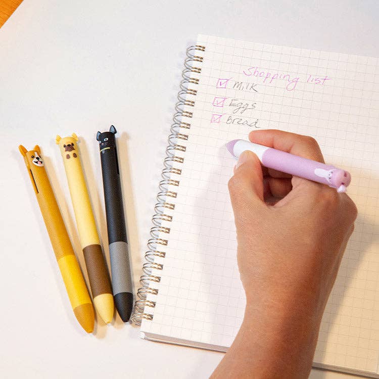 Dog and Cat Multicolor Pens
