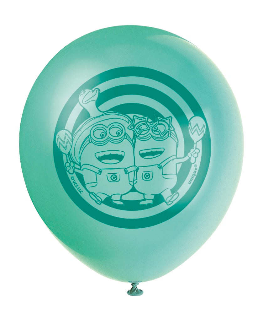 Despicable Me 4 Assorted 12in Latex Balloons 8ct