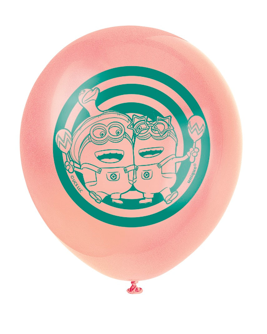 Despicable Me 4 Assorted 12in Latex Balloons 8ct