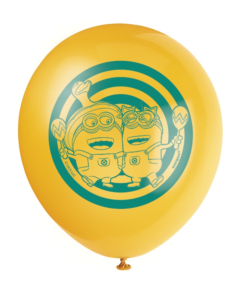 Despicable Me 4 Assorted 12in Latex Balloons 8ct