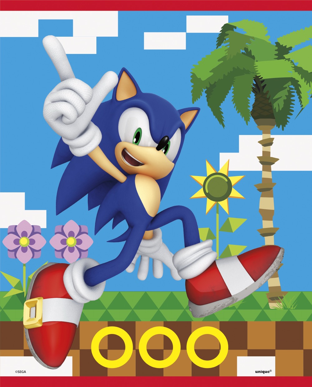 Sonic the Hedgehog Loot Bags 8ct