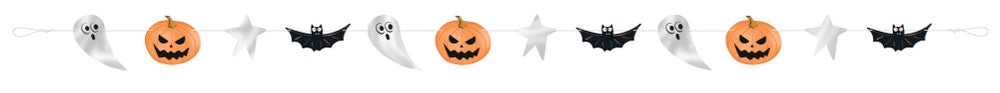Bats & Boos Halloween Diecut Foil Board Garland