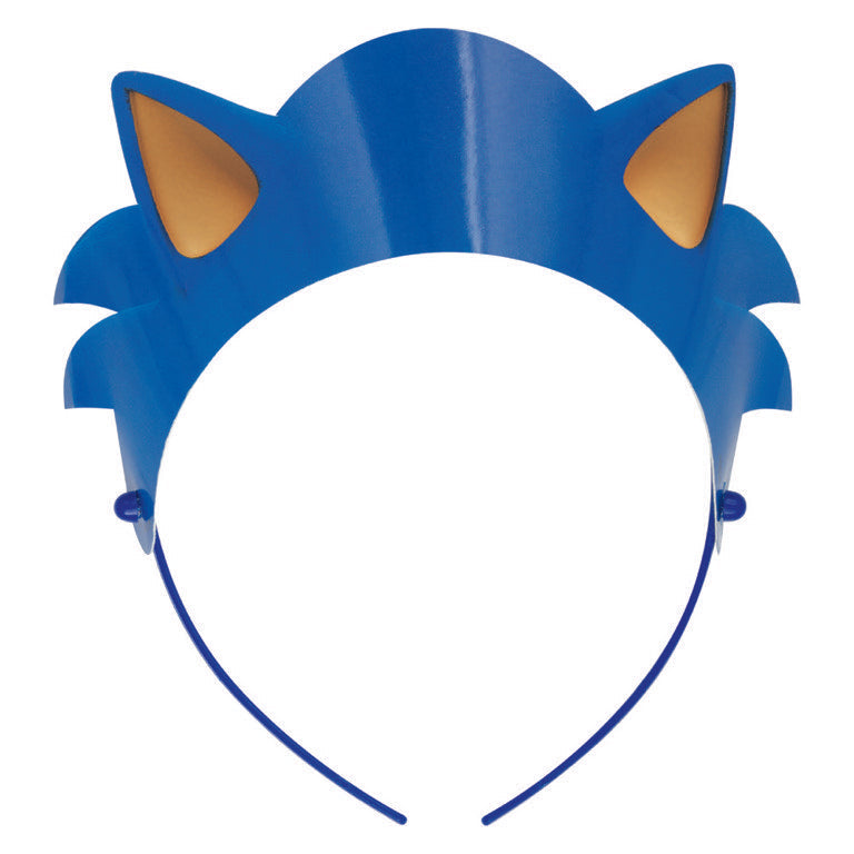 Sonic the Hedgehog Paper Party Headbands 4ct