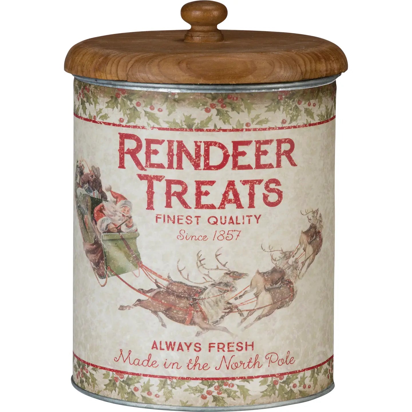 Reindeer Treats Canister