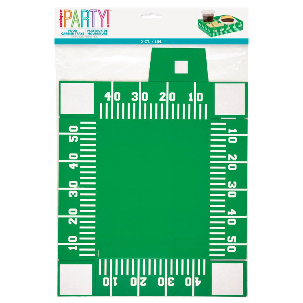Big Game Football Food Carrier Box 2ct