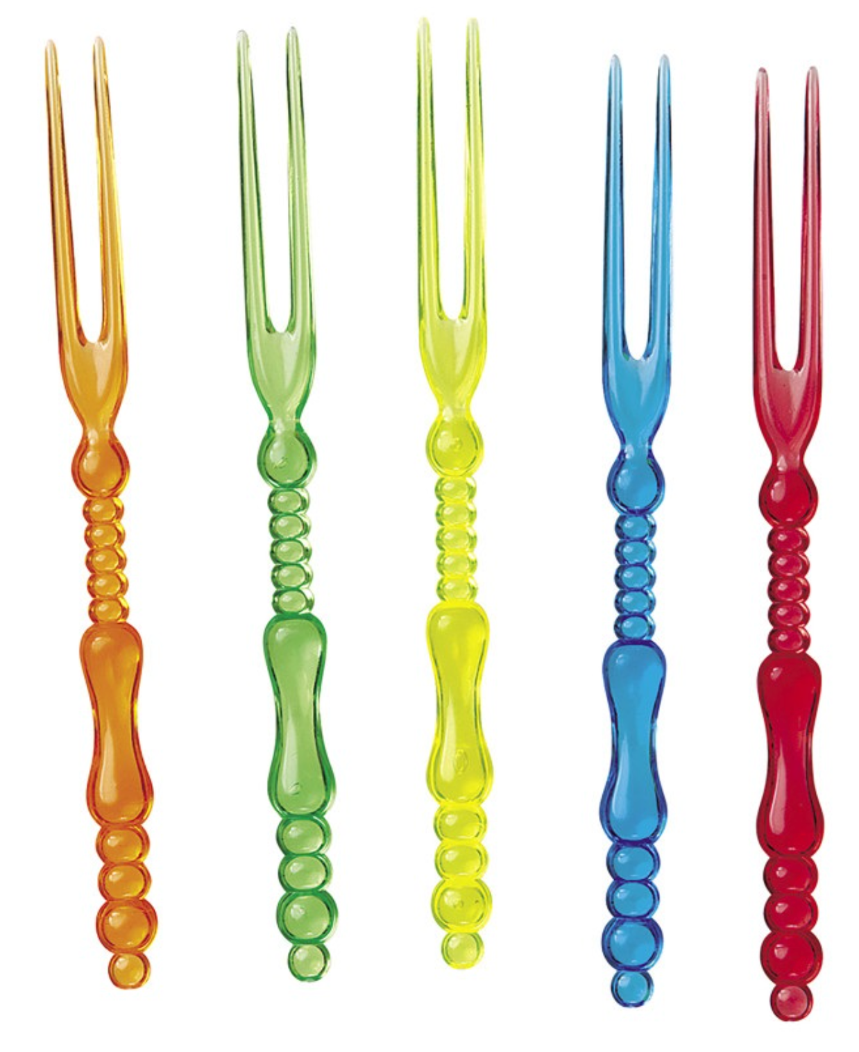 Plastic Fork Picks 5in 24ct