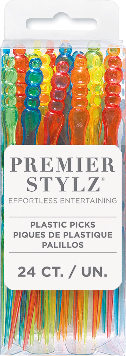Plastic Fork Picks 5in 24ct