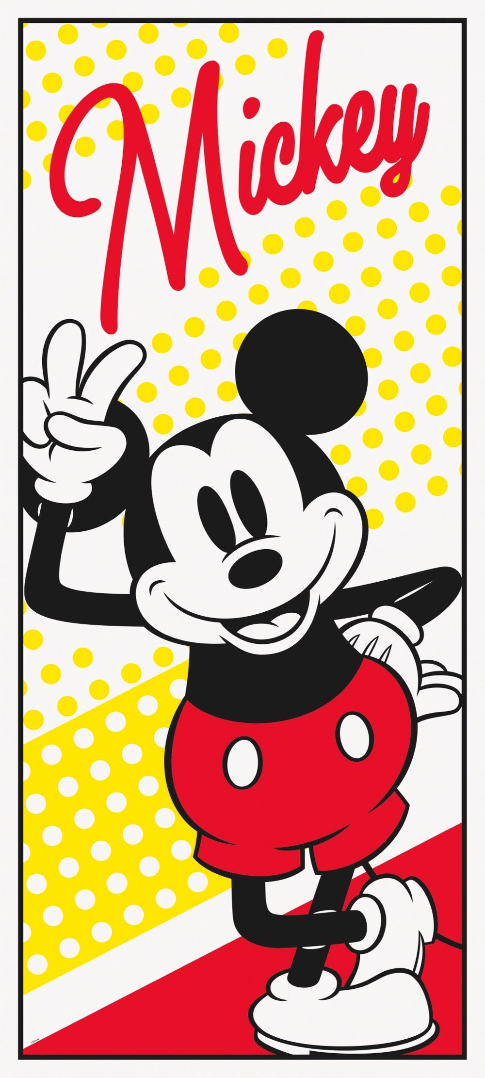Mickey Mouse Door Poster 27 x 60