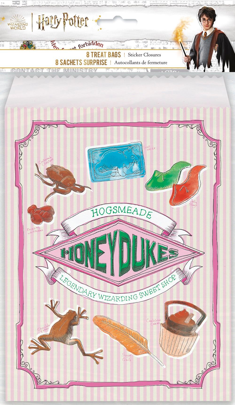 Harry Potter Paper Loot Bags 8ct