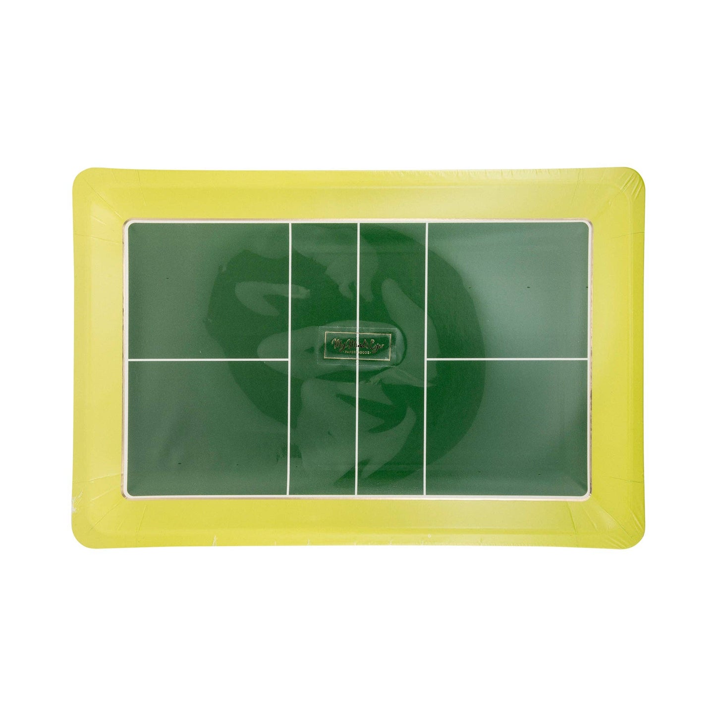 Pickleball Court Shaped Paper Plates 8ct