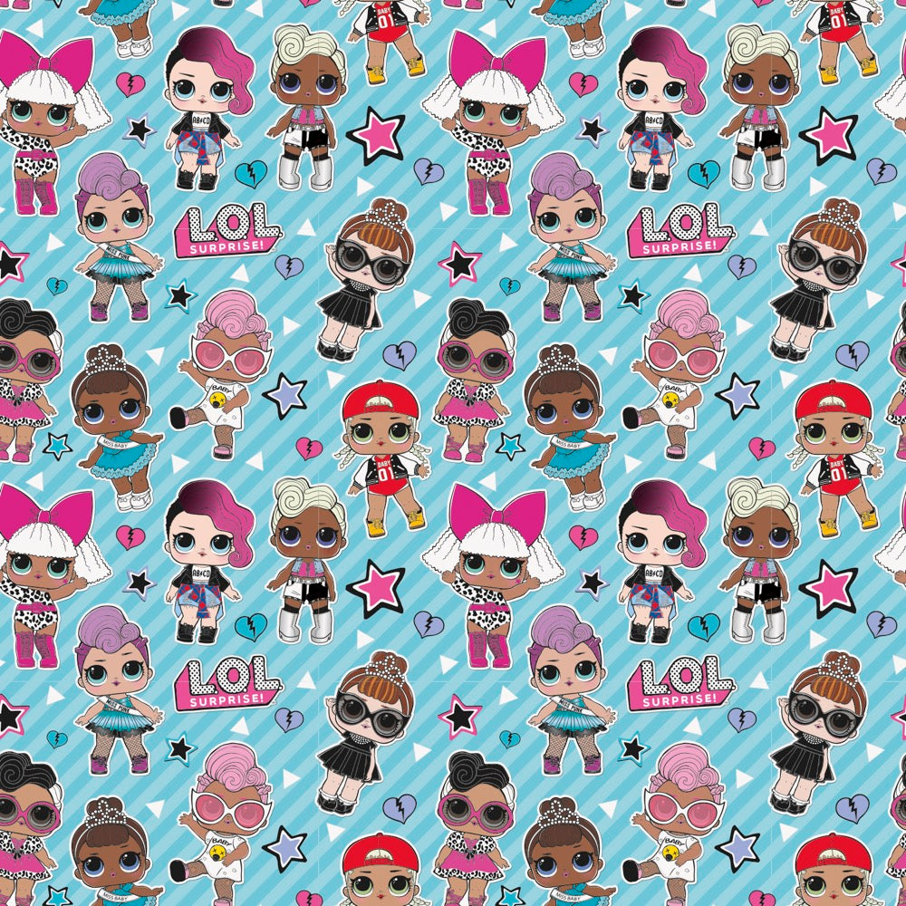 LOL Surprise Gift Wrap 30in x 5ft