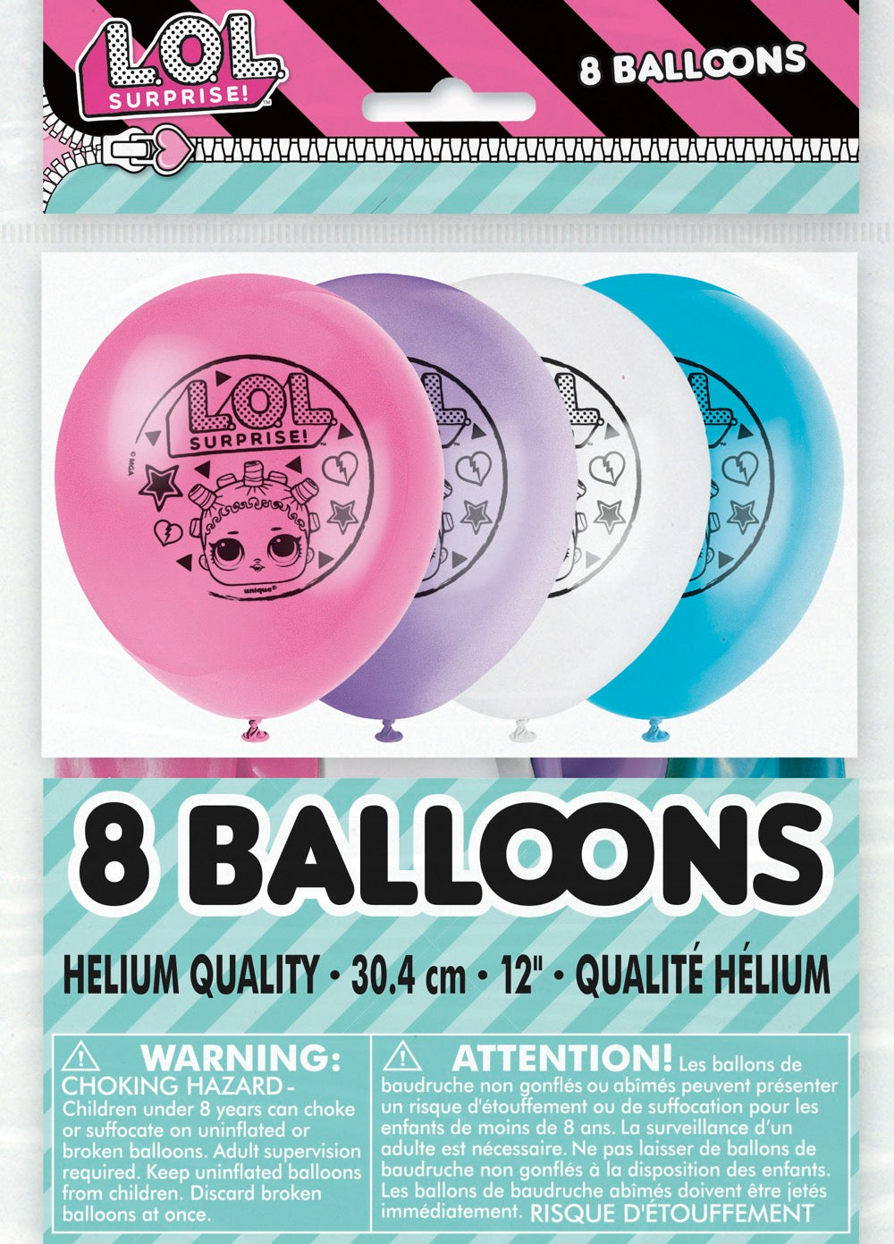 LOL Surprise 12in Latex Balloons 8ct
