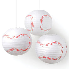 Home Run Baseball Paper Lanterns 3ct