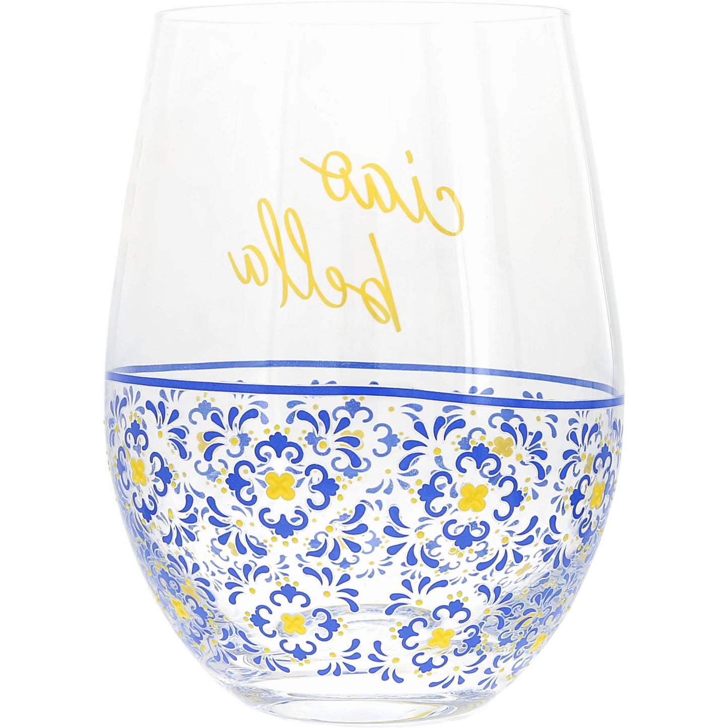 Ciao Bella - 18 oz Stemless Wine Glass