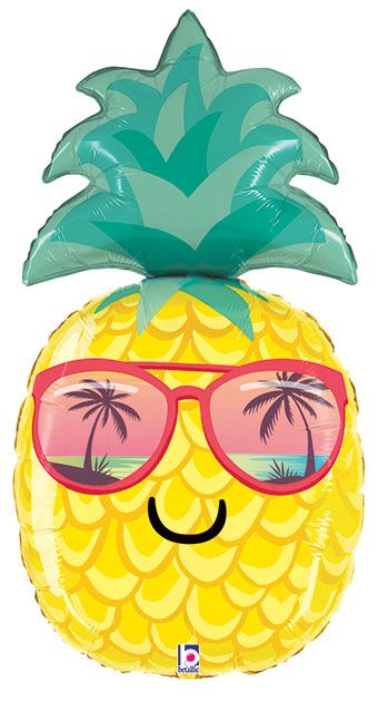 S49 Summer Pineapple 30in Balloon