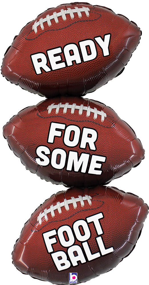 #342 Football Trio 47in Balloon