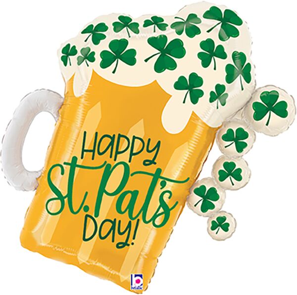 #S02 St. Pat's Beer 27in Balloon