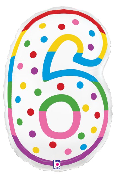 34in Number Balloons: Birthday Candle