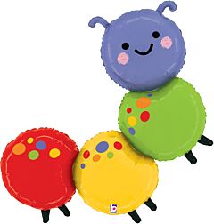 #021 Colorful Caterpillar 39in SuperShape Balloon