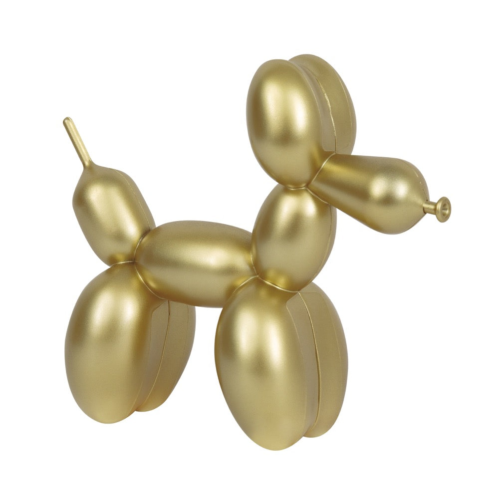 Metallic Gold Balloon Dog Shaped Balloon Weight
