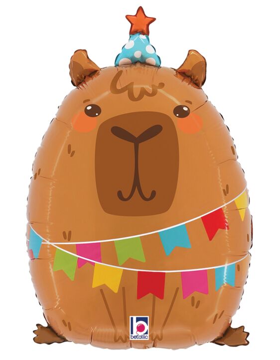 #046A Capybara Birthday 23in Balloon