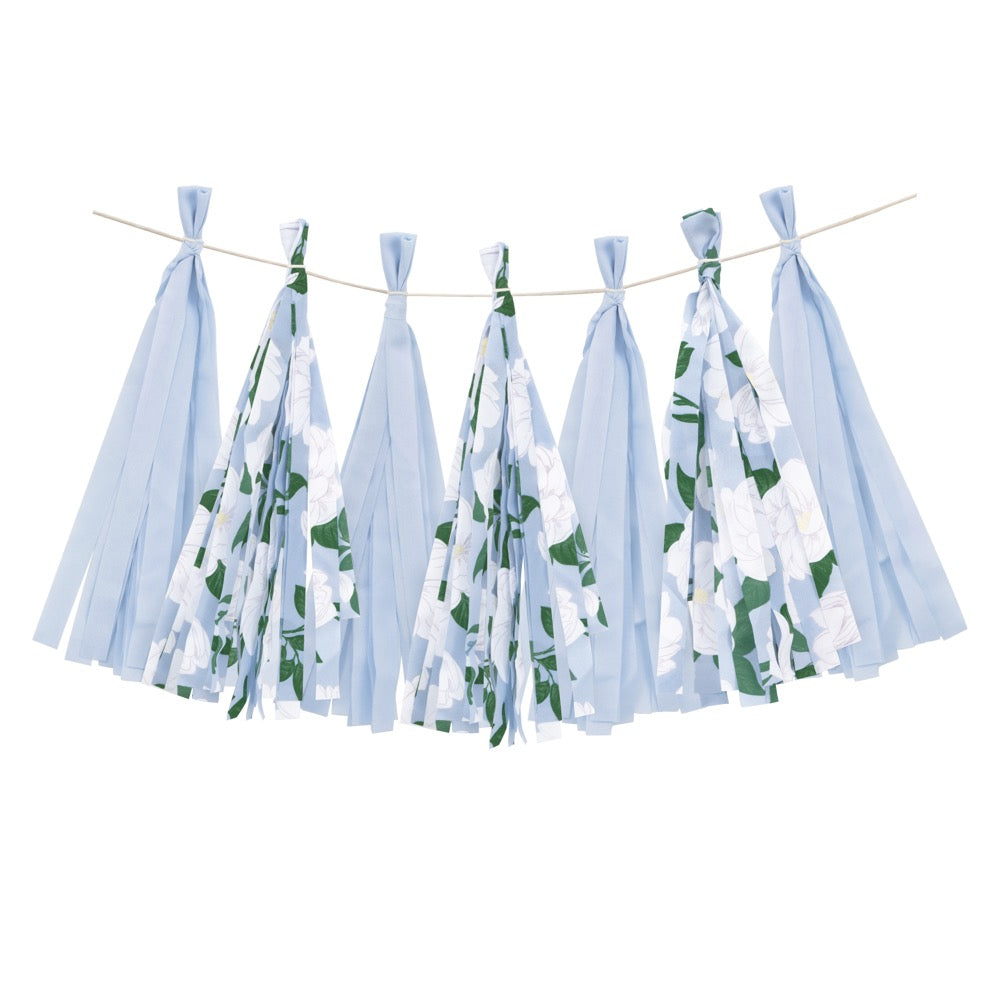 Garden Party Fabric Tassel Garland 7ft