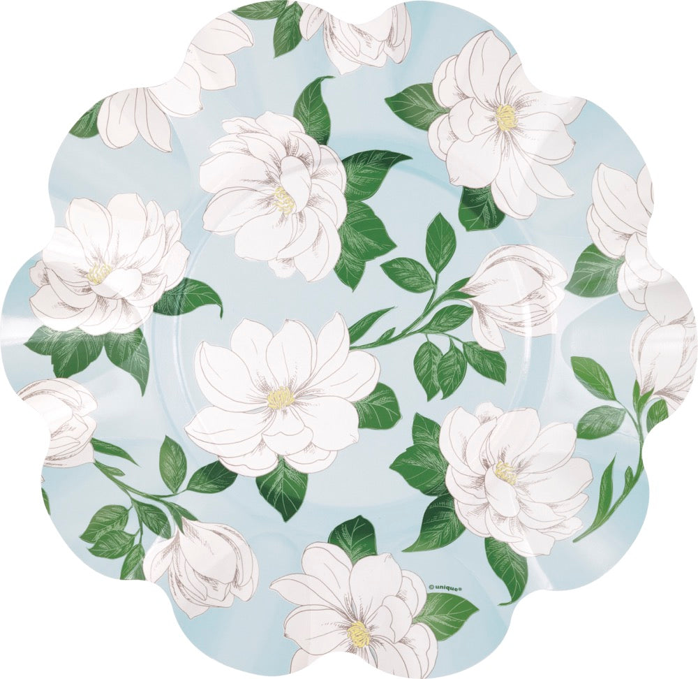 Garden Party Ruffle Edge 10in Plates 8ct