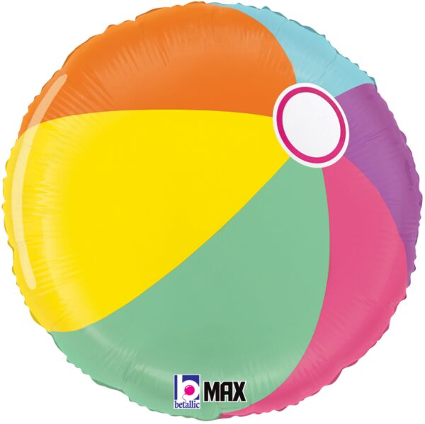 #S42 Summer Beach Ball 18in Balloon