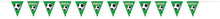 3D Soccer Plastic Flag Banner 12ft