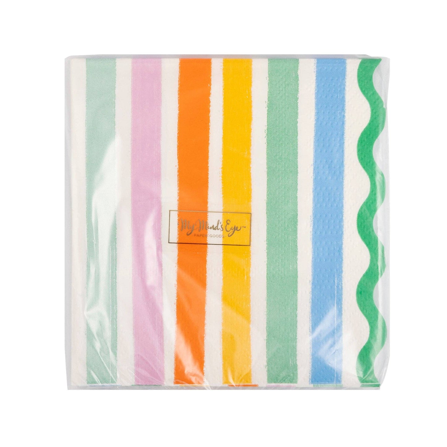 Fiesta Striped Cocktail Napkins 24ct