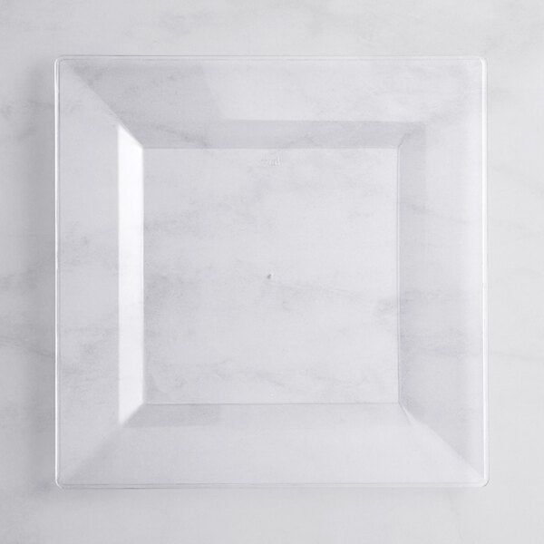Premium Plastic Square Clear Plates and Bowls