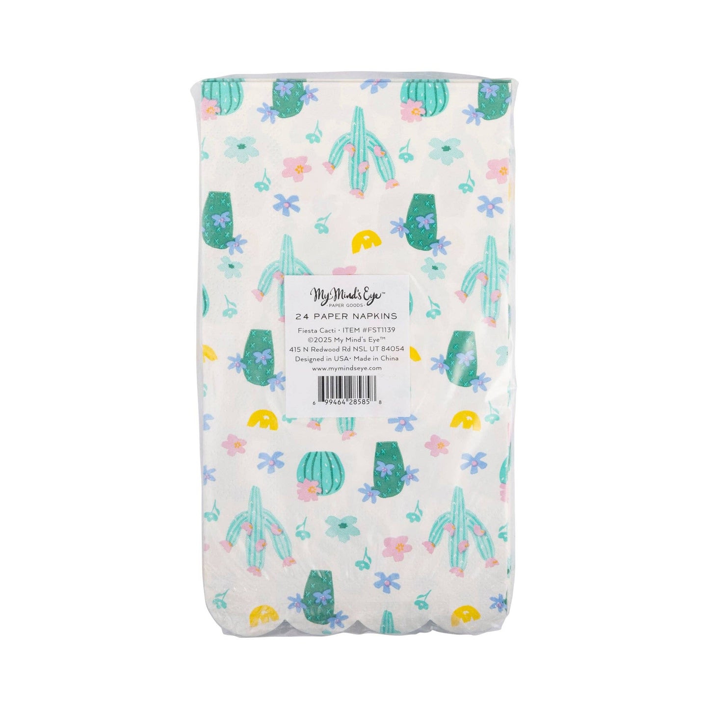 Fiesta Cacti Pattern Guest Towels 24ct
