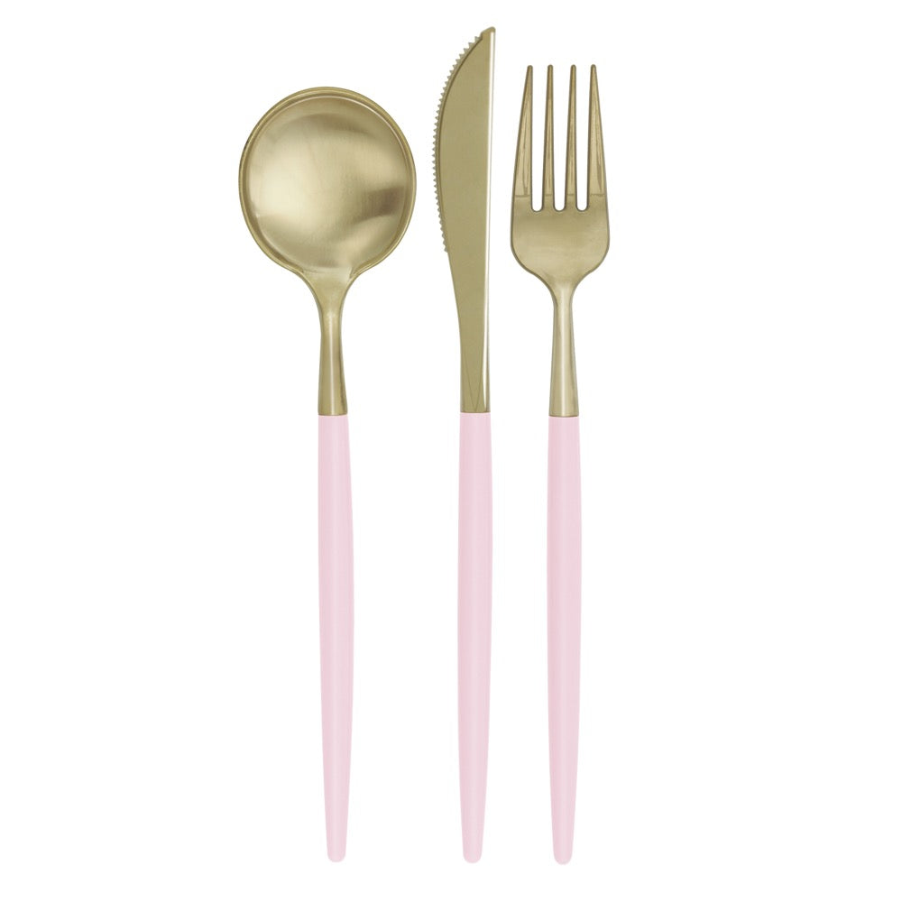Two Tone Assorted Plastic Cutlery 12ct