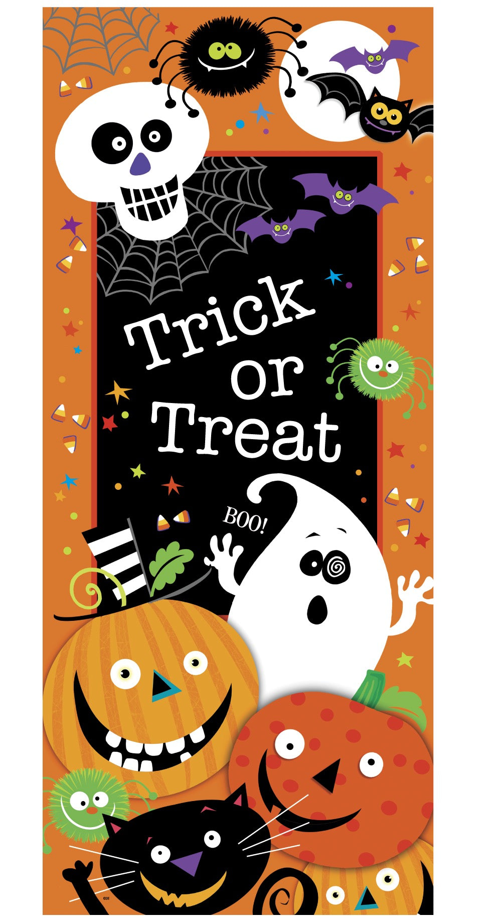 Spooky Smiles Door Poster 27x60