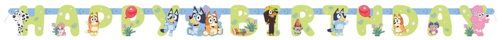 Bluey Happy Birthday Jointed Banner 6 ft