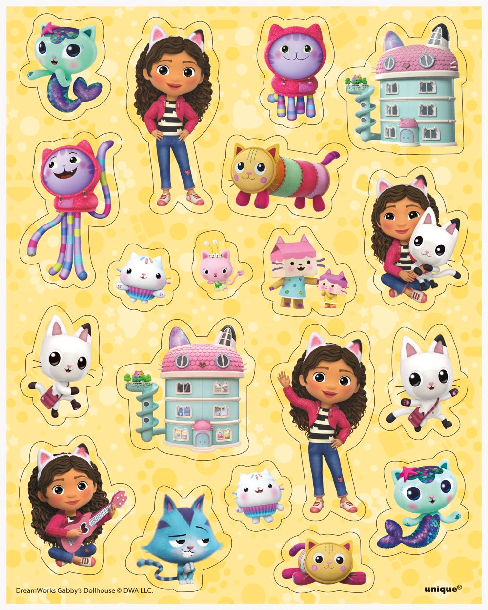 Gabby's Dollhouse Sticker Sheets 4ct