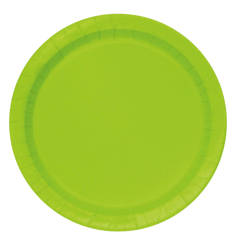 Kiwi Green 9in Paper Plates 50ct