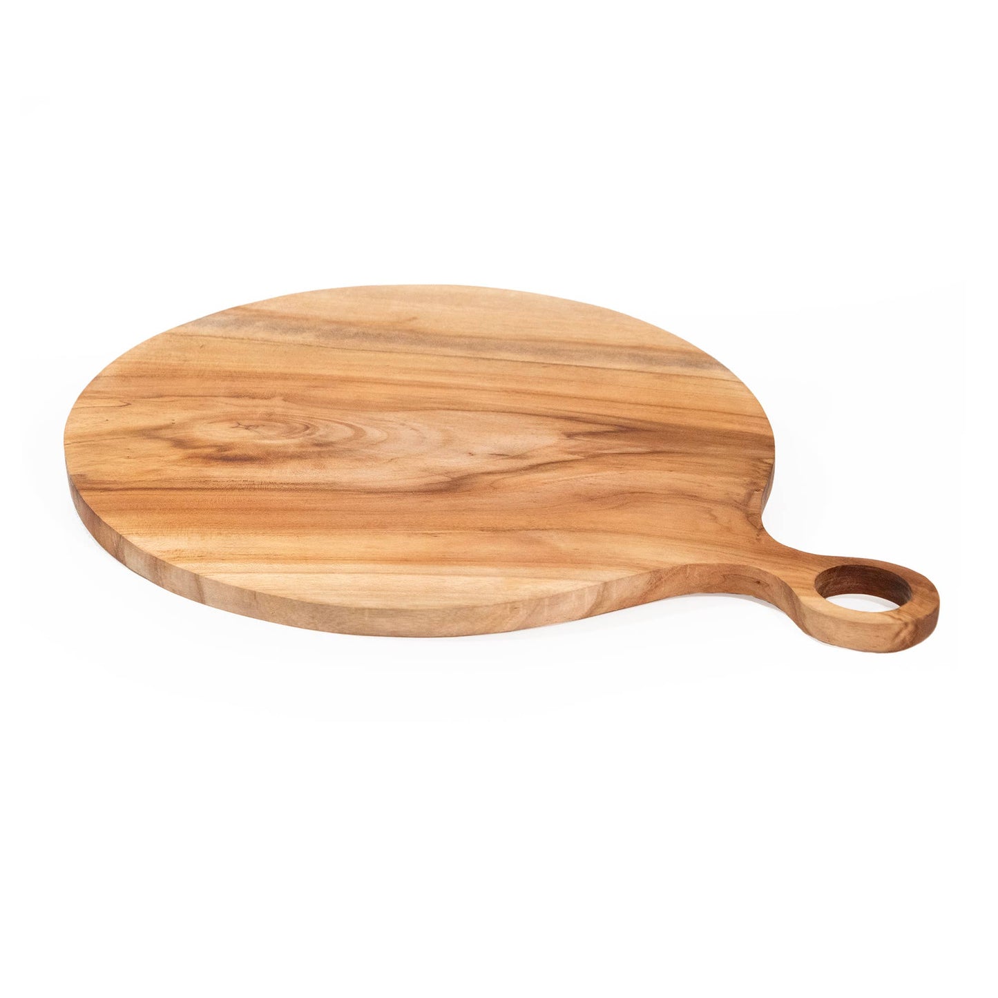 Large Round Teak Charcuterie Board