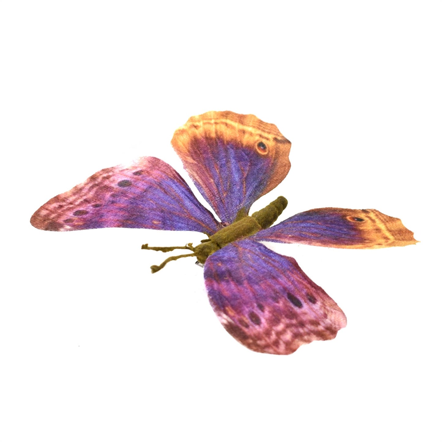 Vibrant Butterfly With Clip 5’’