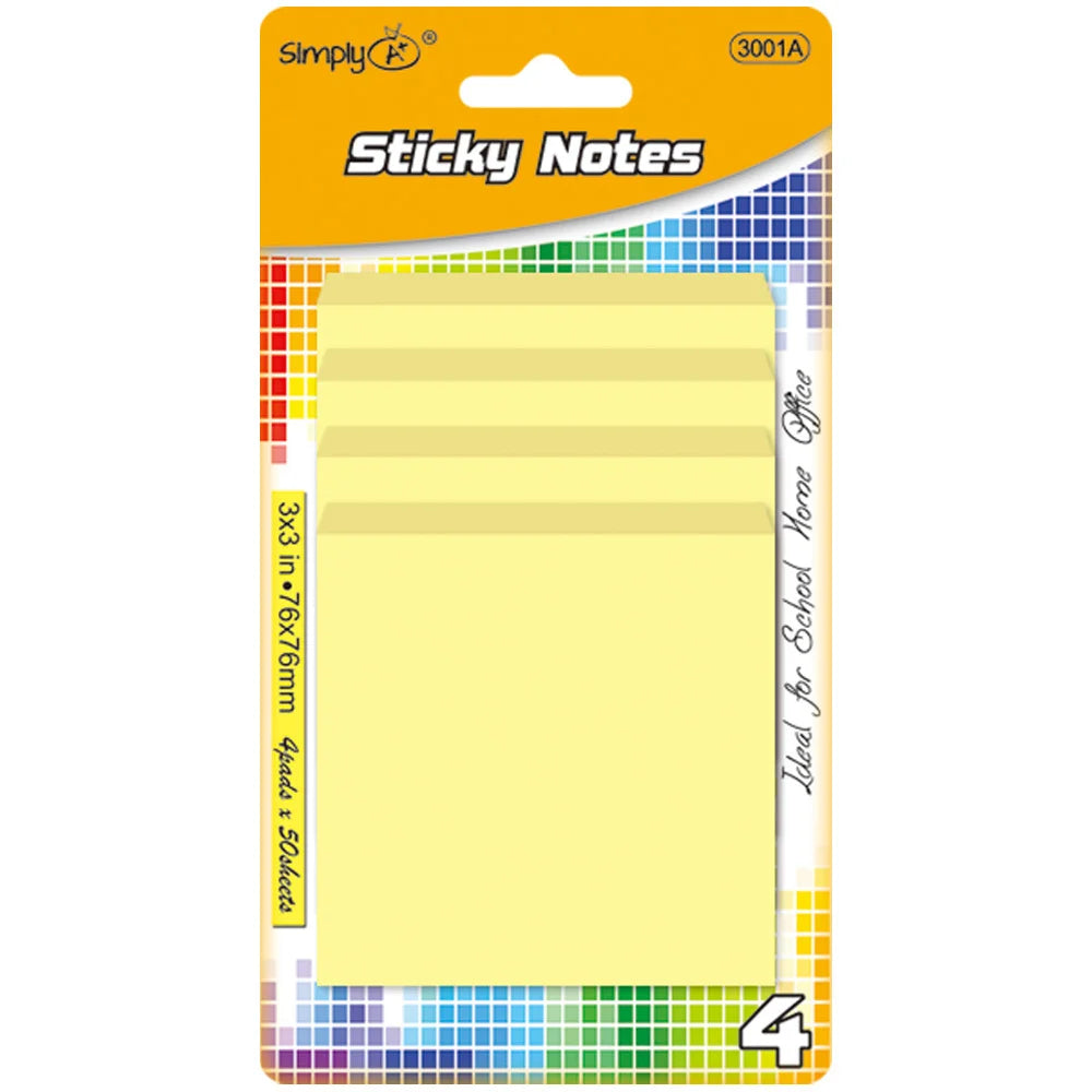 Sticky Notes Yellow 200ct
