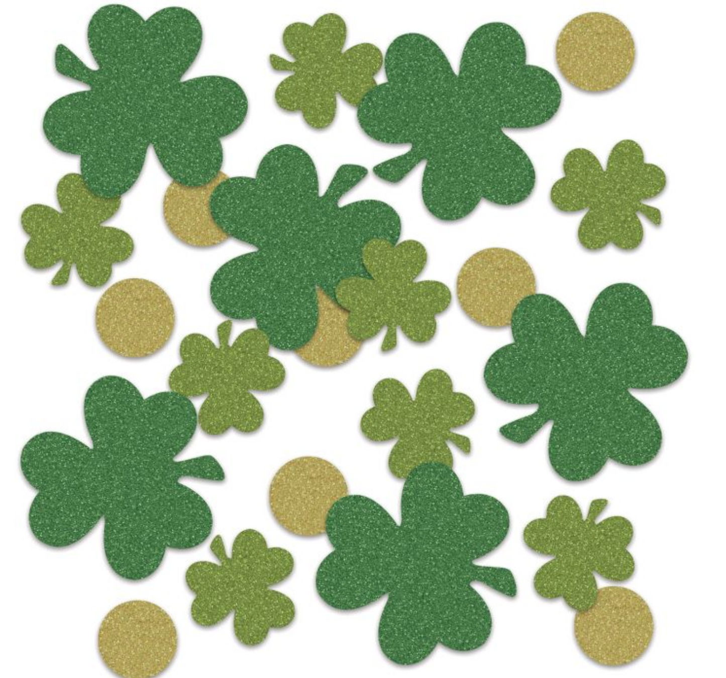 Shamrock & Coin Deluxe Sparkle Confetti