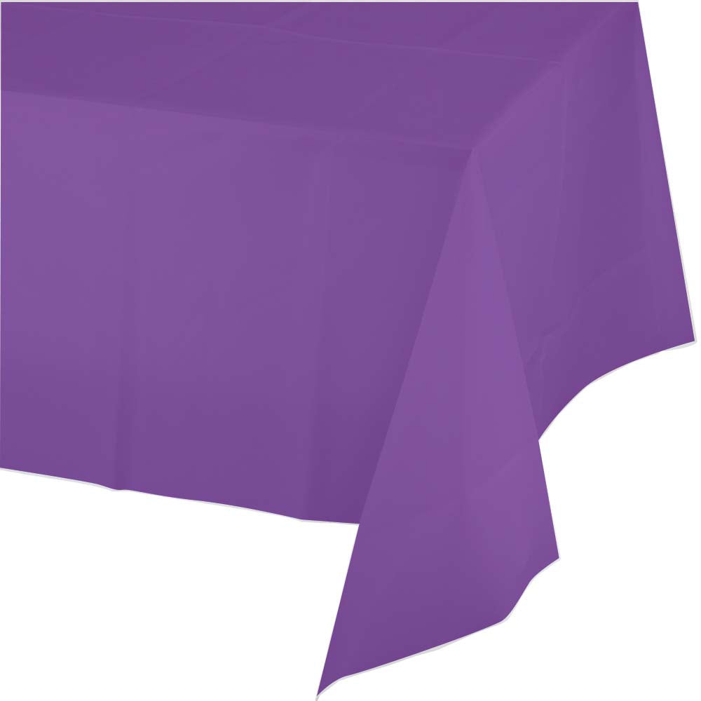 Amethyst Purple Plastic Table Cover 54x108