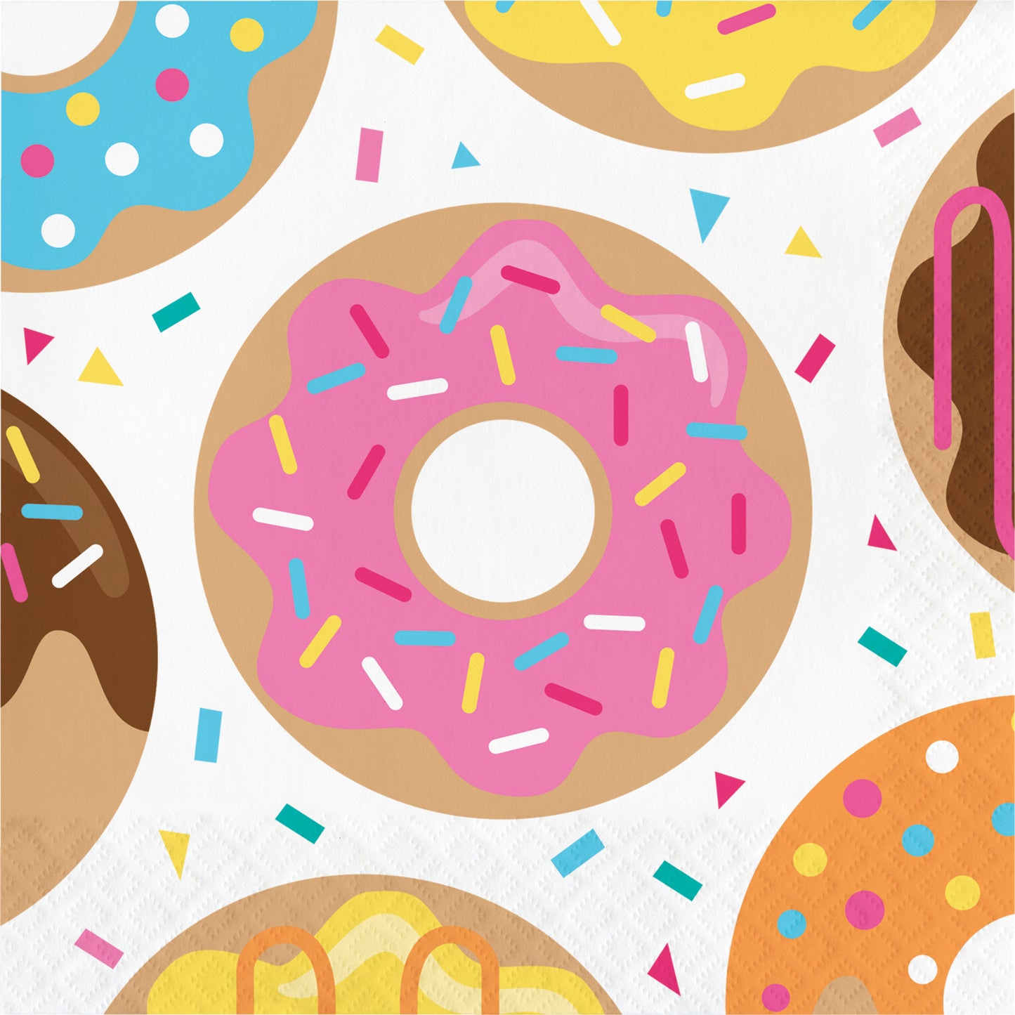 Donut Time Lunch Napkins 16ct